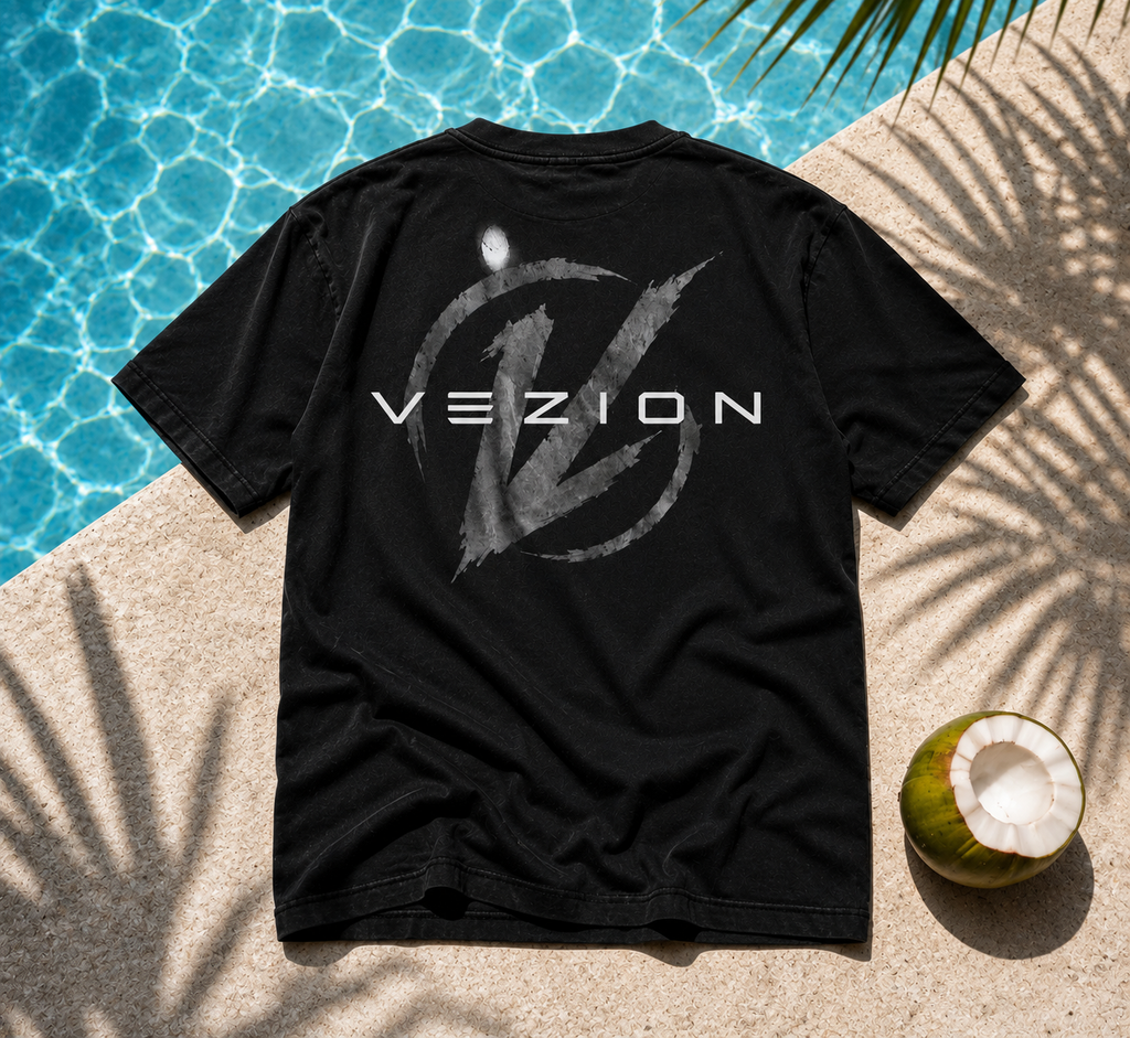 VEZION T-Shirt, schwarz