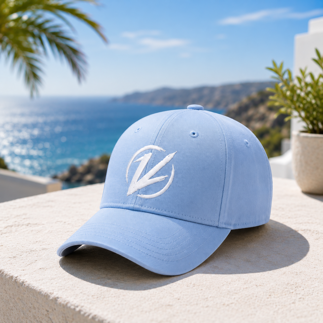 VEZION Cap, hellblau