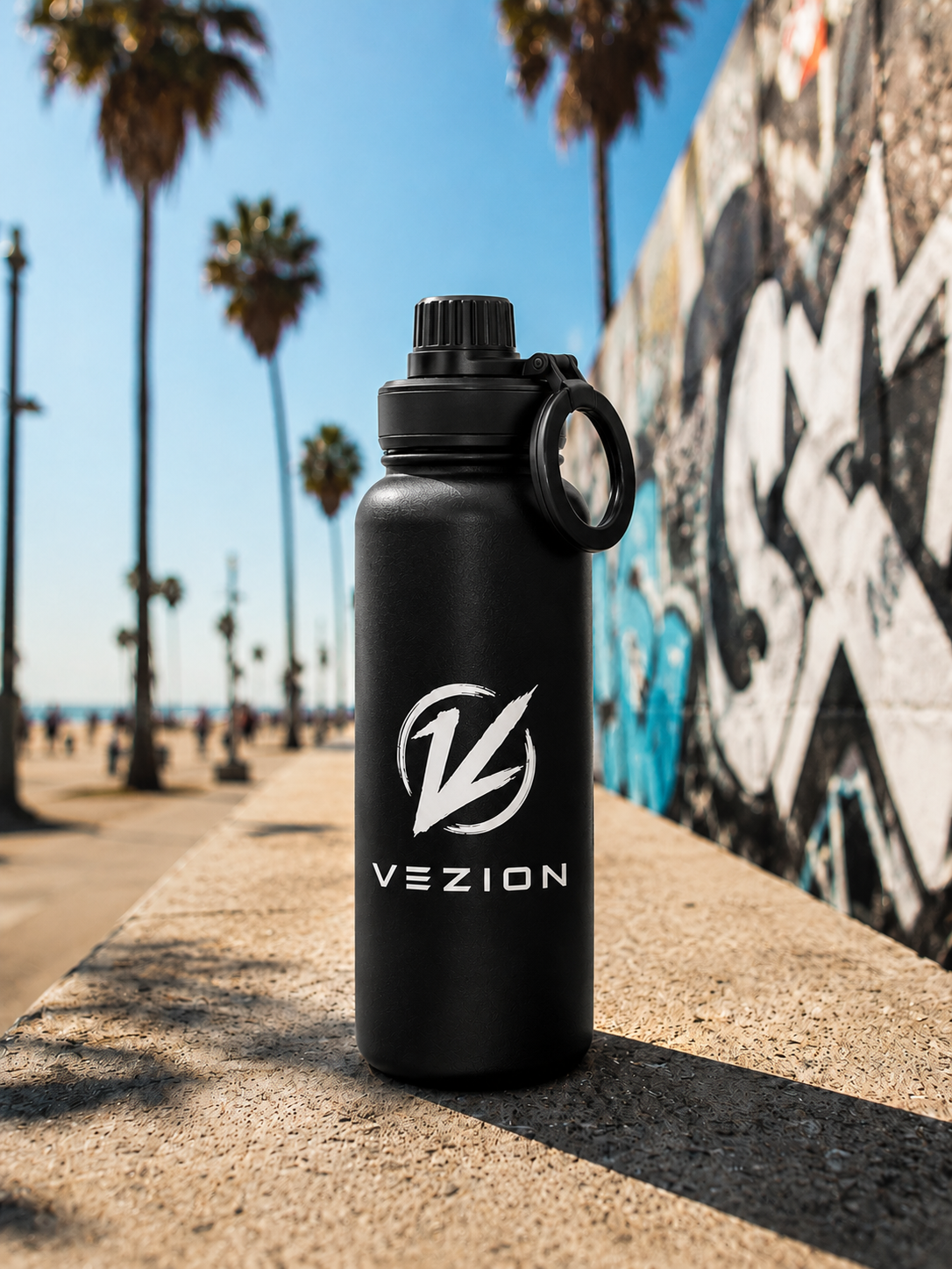 VEZION Magsafe® Trinkflasche, schwarz