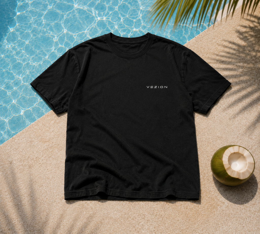 VEZION T-Shirt, schwarz