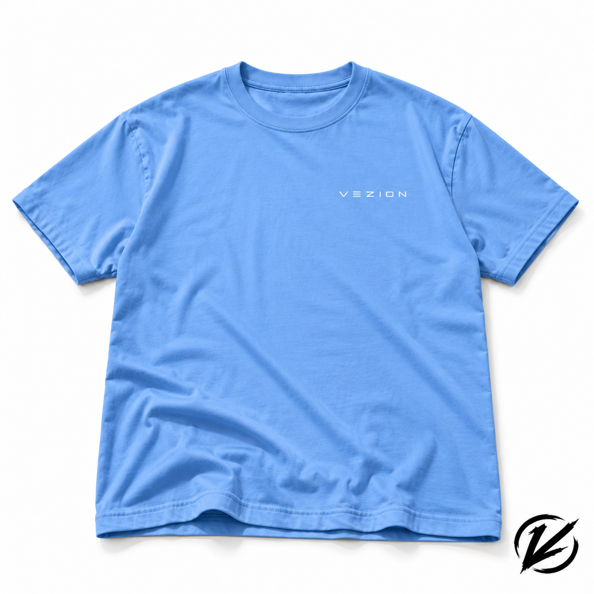 VEZION T-Shirt, hellblau