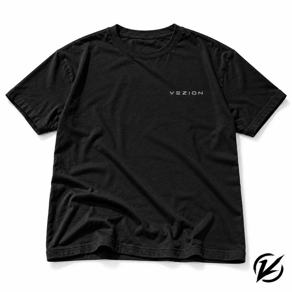VEZION T-Shirt, schwarz