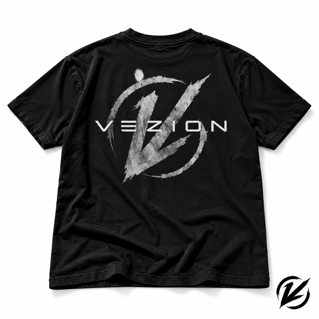 VEZION T-Shirt, schwarz